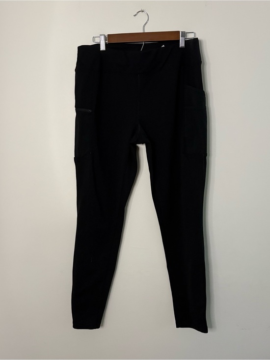 Carhartt Pants - Like new Carhartt women’s large 12-14 black fitted leggings pants pockets hiking